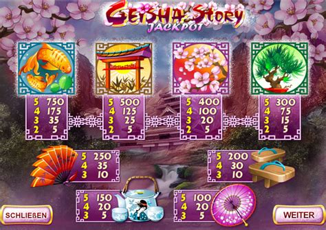 geisha story jackpot spielen